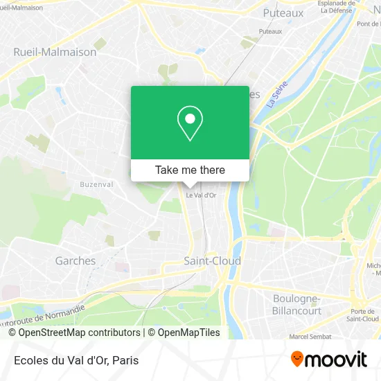 Ecoles du Val d'Or map