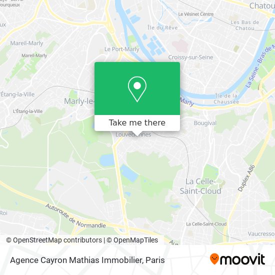 Agence Cayron Mathias Immobilier map