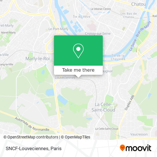 SNCF-Louveciennes map