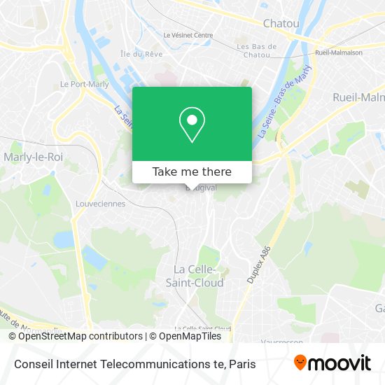 Conseil Internet Telecommunications te map