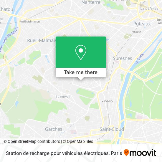 Mapa Station de recharge pour véhicules électriques