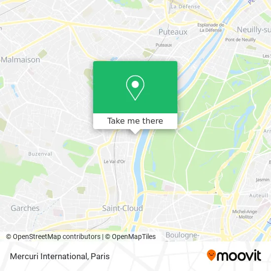 Mercuri International map
