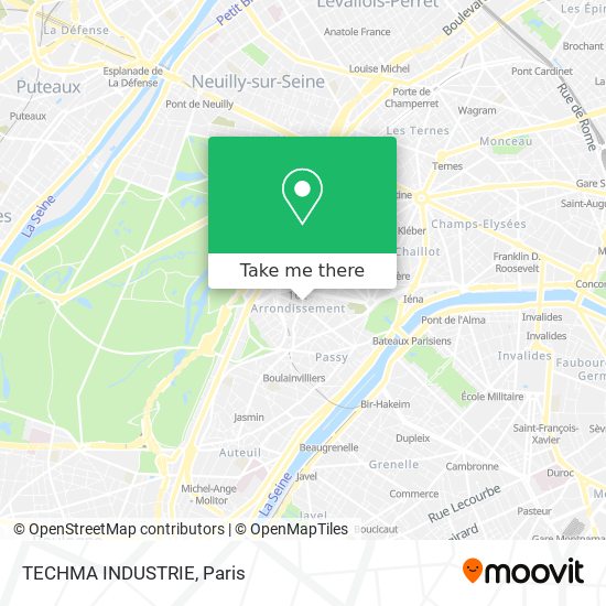 TECHMA INDUSTRIE map