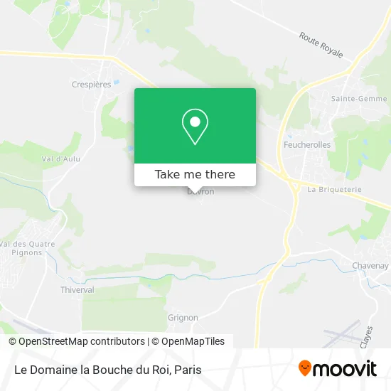 Le Domaine la Bouche du Roi map