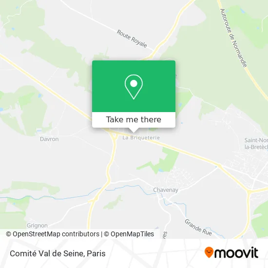 Comité Val de Seine map