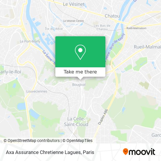 Axa Assurance Chretienne Lagues map