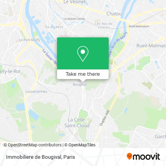 Mapa Immobiliere de Bougival