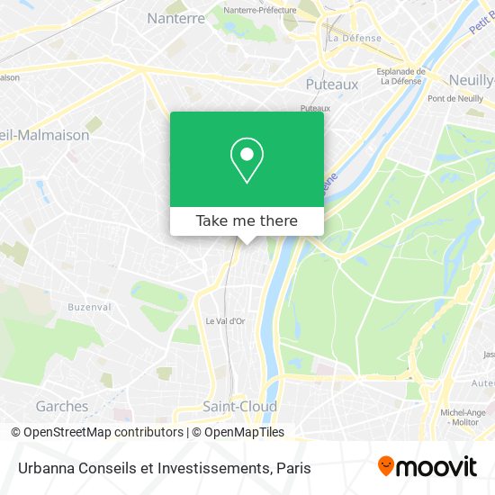 Mapa Urbanna Conseils et Investissements