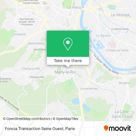 Foncia Transaction Seine Ouest map