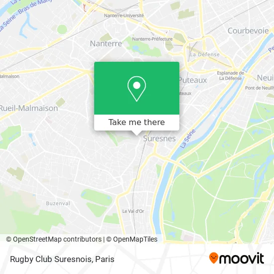 Rugby Club Suresnois map