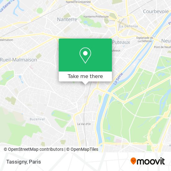 Tassigny map