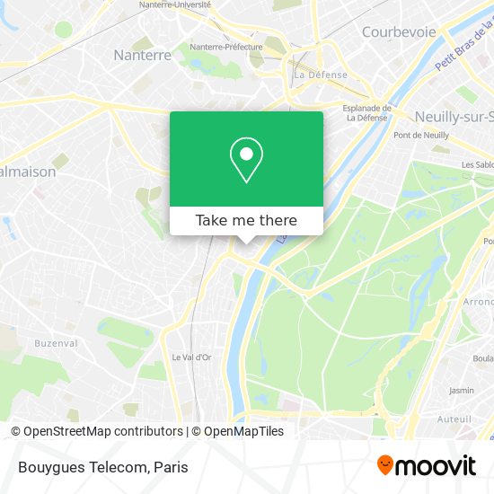 Mapa Bouygues Telecom