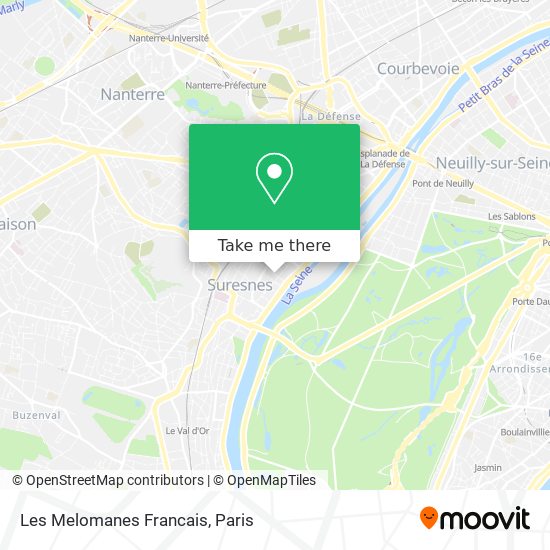 Mapa Les Melomanes Francais