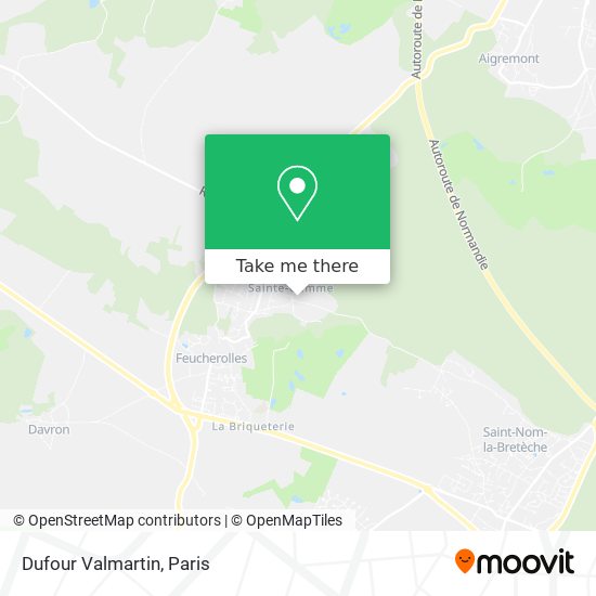 Mapa Dufour Valmartin