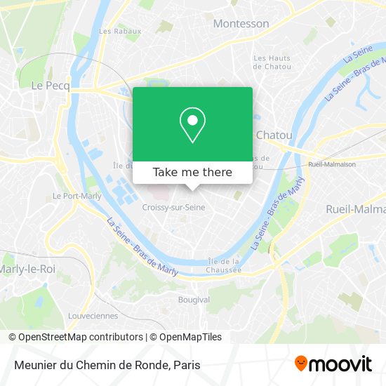 Meunier du Chemin de Ronde map