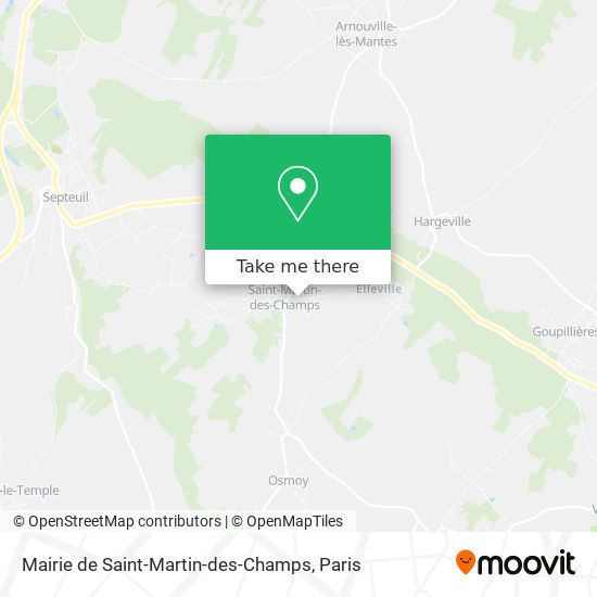 Mapa Mairie de Saint-Martin-des-Champs