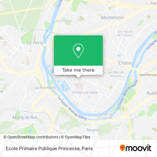 Mapa Ecole Primaire Publique Princesse