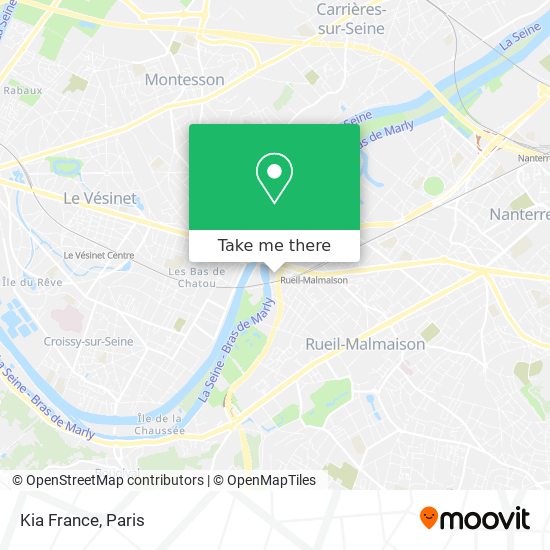 Kia France map