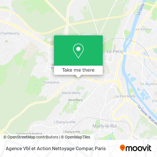 Mapa Agence Vbl et Action Nettoyage Compar