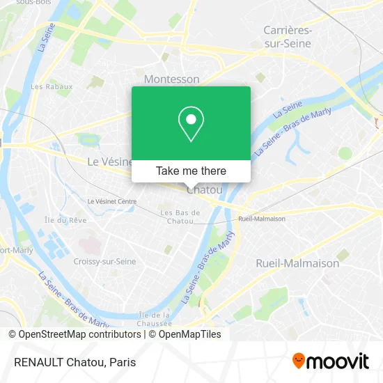RENAULT Chatou map