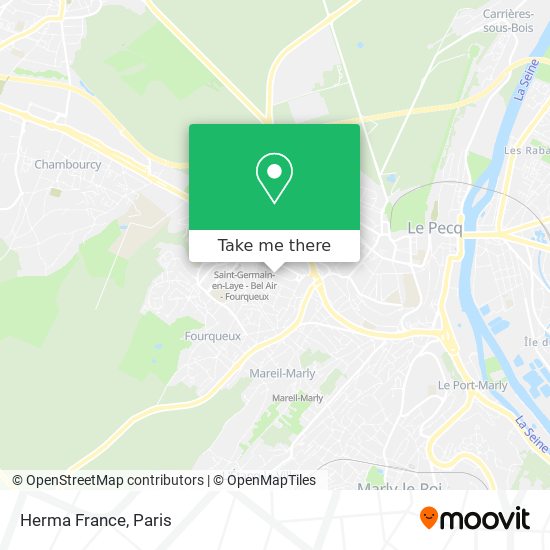 Herma France map