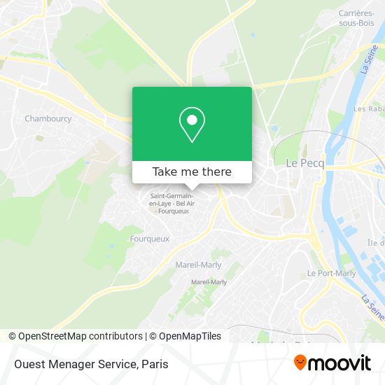 Ouest Menager Service map