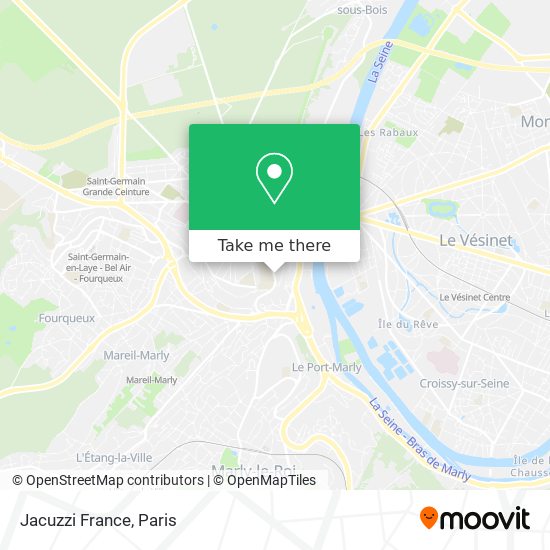 Mapa Jacuzzi France