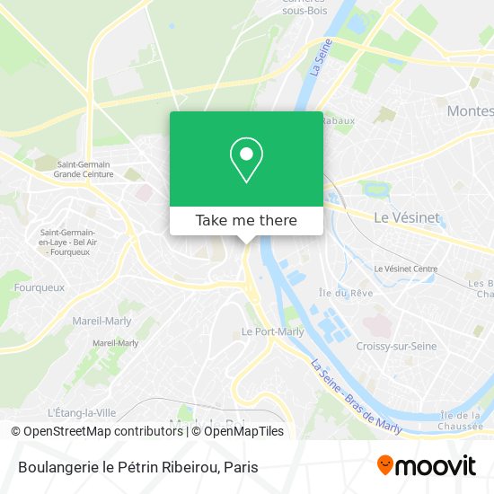 Boulangerie le Pétrin Ribeirou map