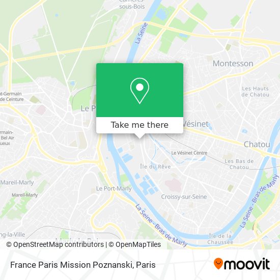 France Paris Mission Poznanski map