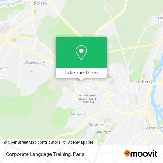 Corporate Language Training map