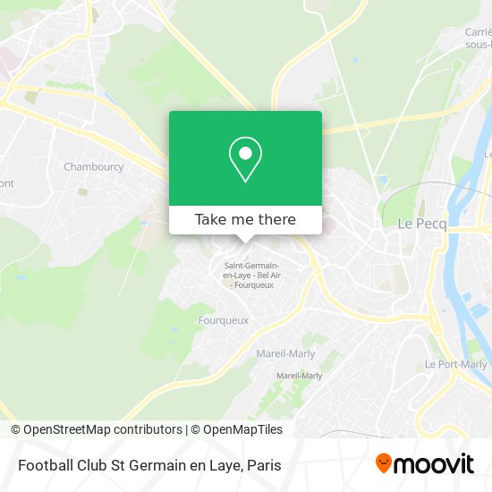 Football Club St Germain en Laye map