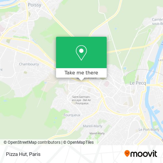 Pizza Hut map