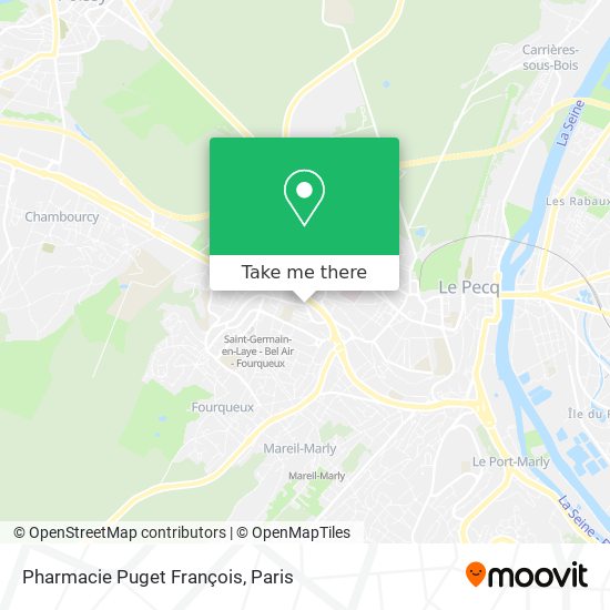 Mapa Pharmacie Puget François