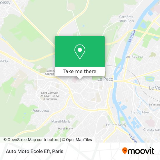 Mapa Auto Moto Ecole Efr