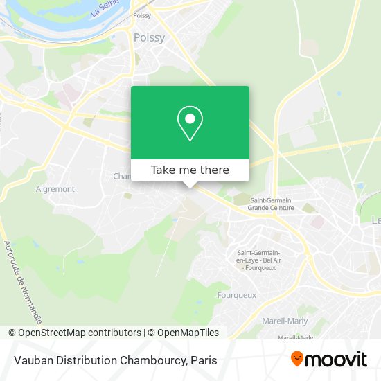 Mapa Vauban Distribution Chambourcy