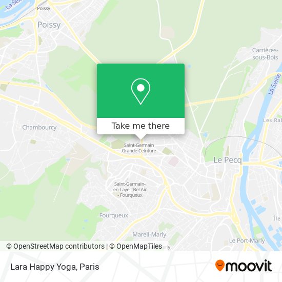 Lara Happy Yoga map