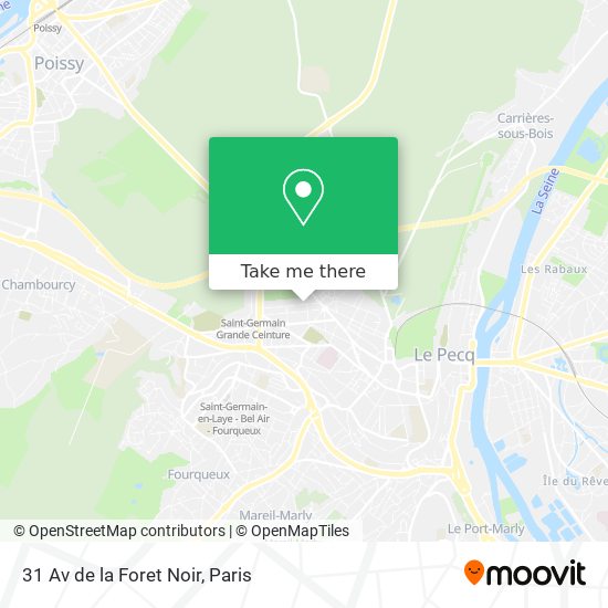 31 Av de la Foret Noir map