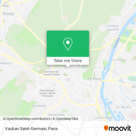 Mapa Vauban Saint-Germain