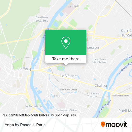 Yoga by Pascale map