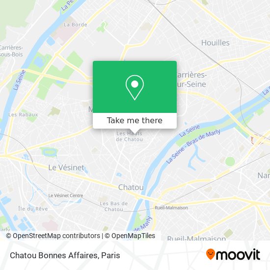 Mapa Chatou Bonnes Affaires
