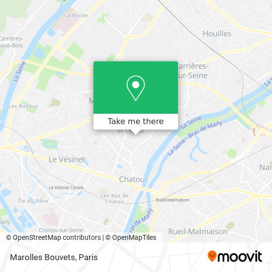 Mapa Marolles Bouvets