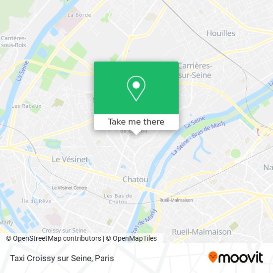 Mapa Taxi Croissy sur Seine