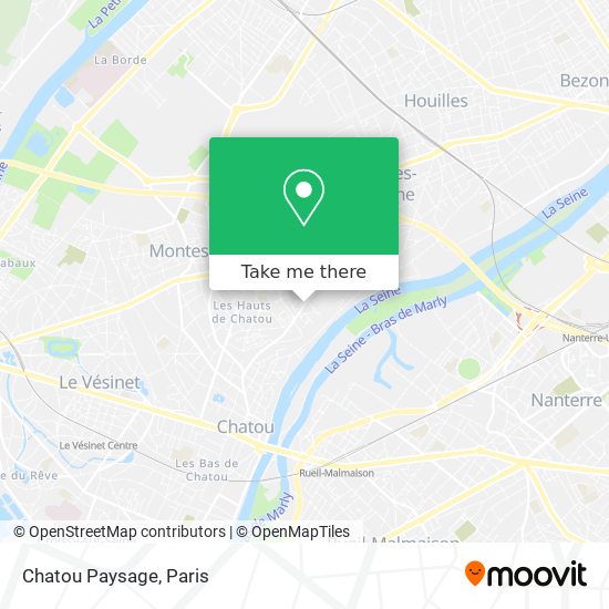 Chatou Paysage map