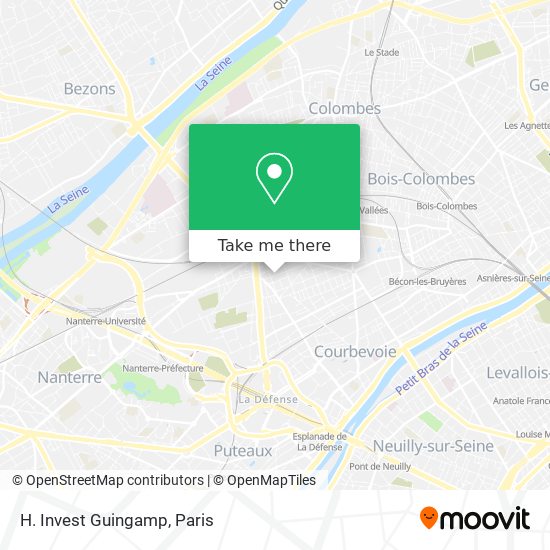 H. Invest Guingamp map