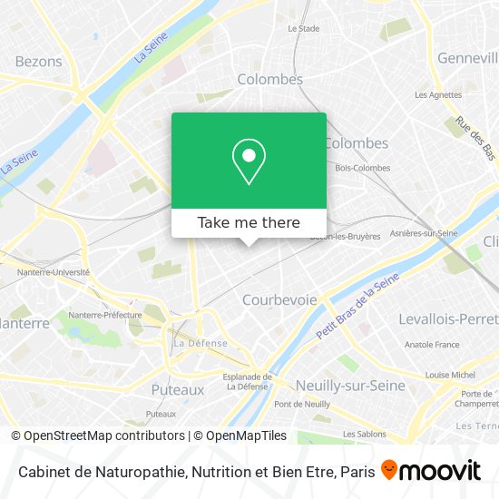 Cabinet de Naturopathie, Nutrition et Bien Etre map