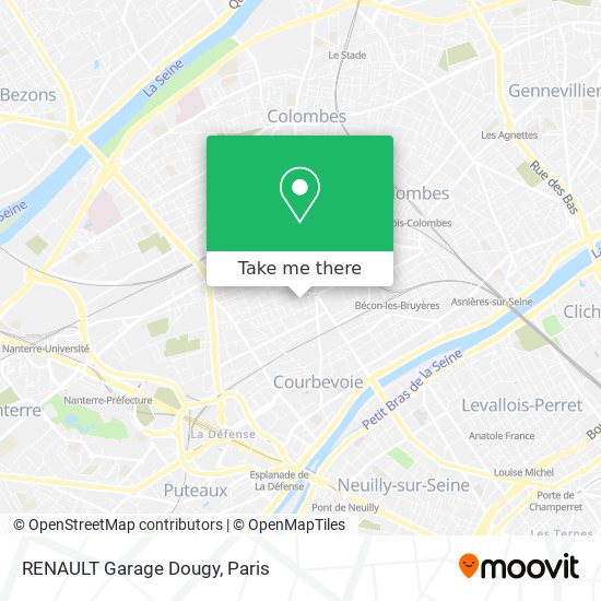 Mapa RENAULT Garage Dougy