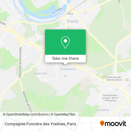 Mapa Compagnie Foncière des Yvelines
