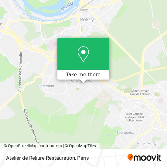 Atelier de Reliure Restauration map