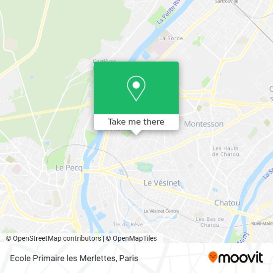 Ecole Primaire les Merlettes map