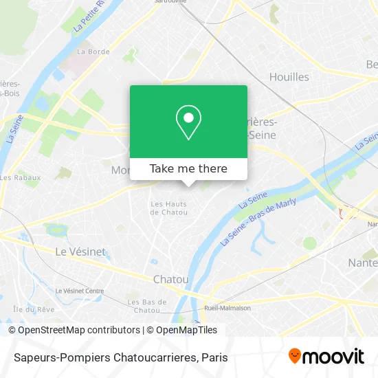Sapeurs-Pompiers Chatoucarrieres map